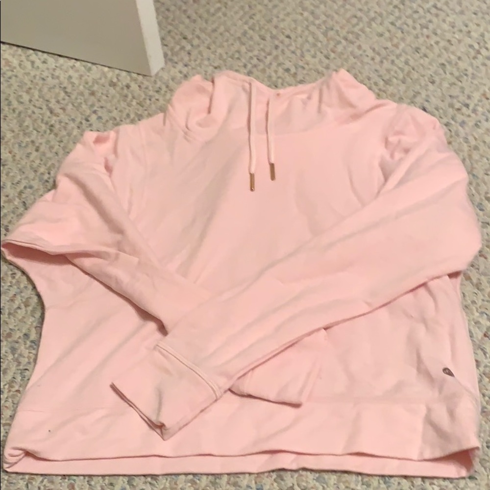 Light pink workout sweatshirt